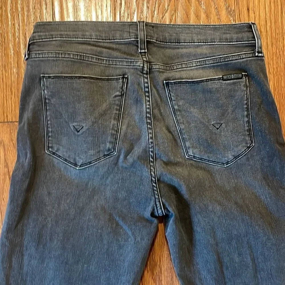 Hudson Krista super skinny mid rise grey jeans size 28 - Picture 10 of 10